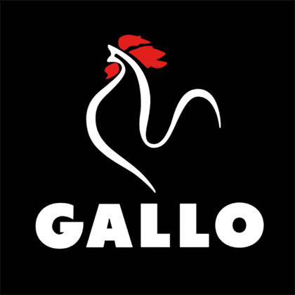 GALLO LOGO sobre blanco